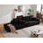104" Cloud Sectional Sofa With L-Shape Chaise And Side Pockets, Modern Modular Design, Deep Seating, Upholstered Couch For Living Room/Bedroom, No Assembly Required (Plush Fabric), Left-Facing-1343424376