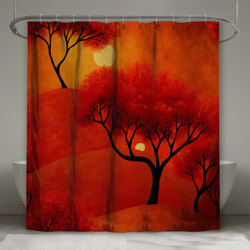 Rideau de douche Sunset, 70in W x 84in H