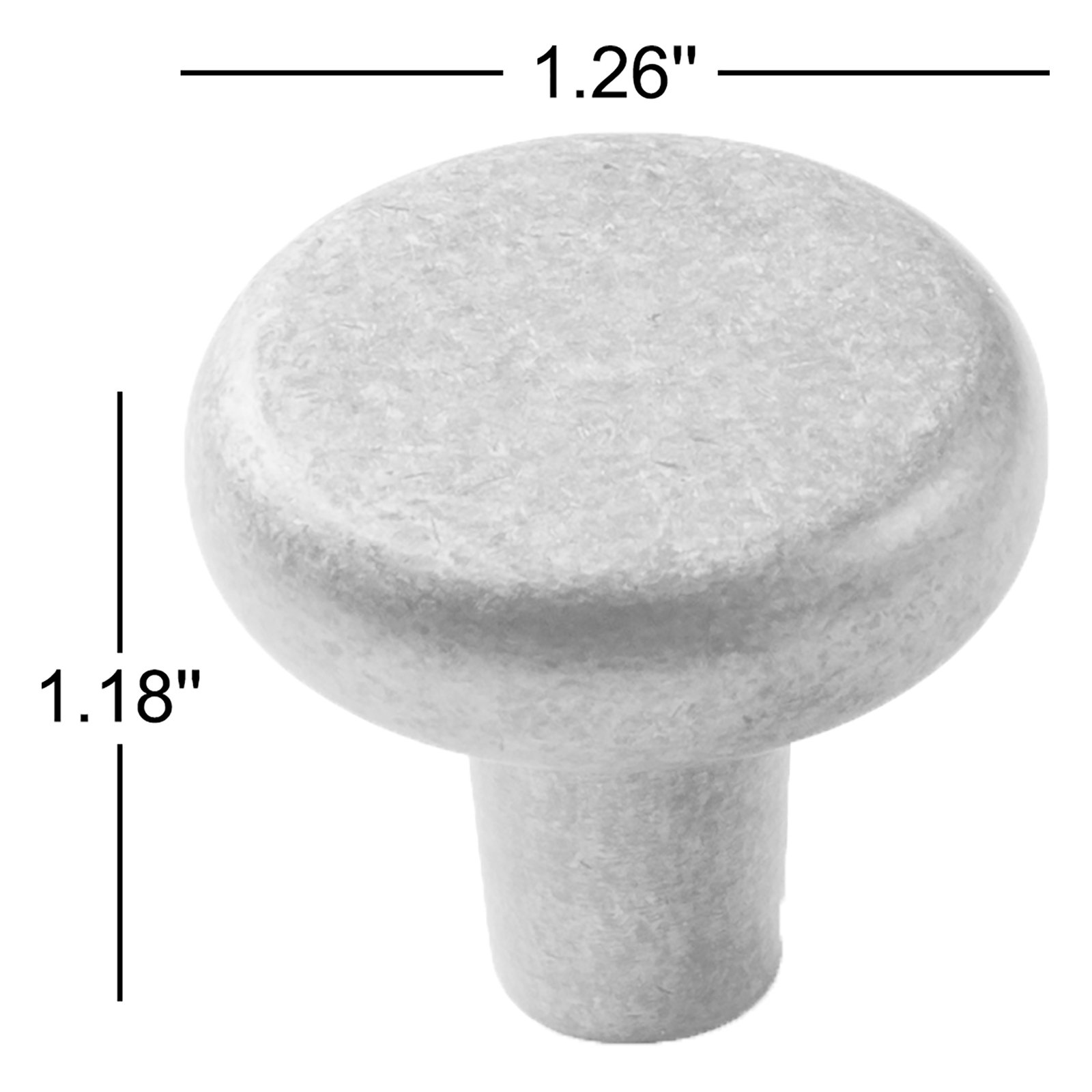 Circle Knob Knob, Antique Brass