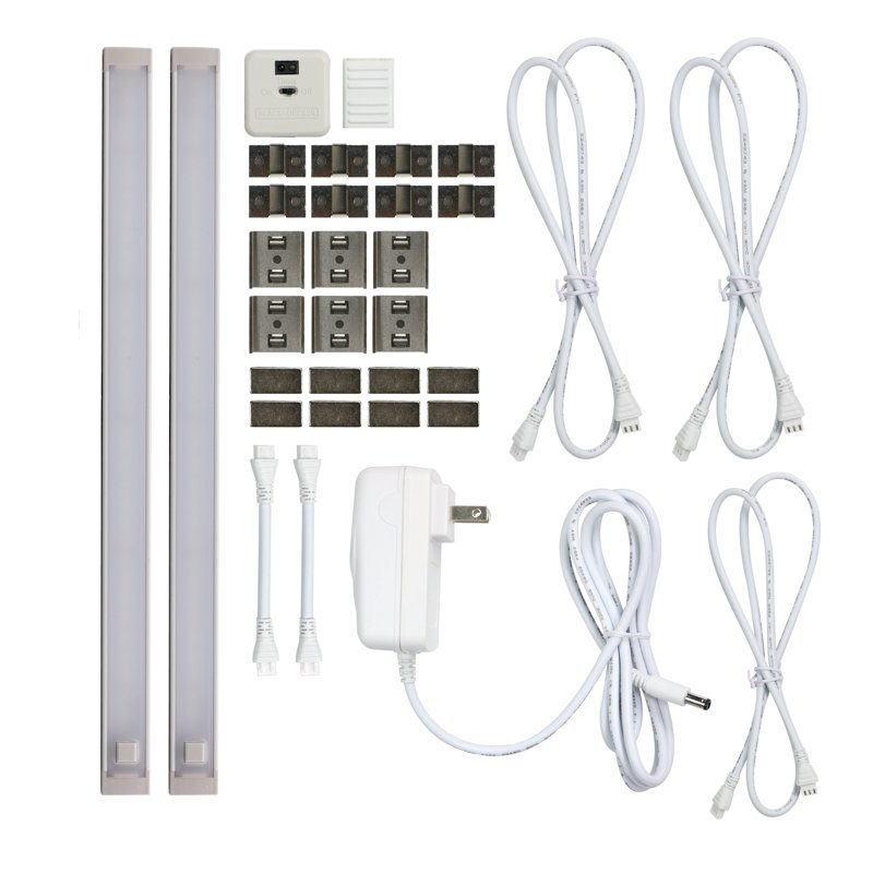 Natural Daylight LED 12'' Under Cabinet Light Kit with Motion Sensor
