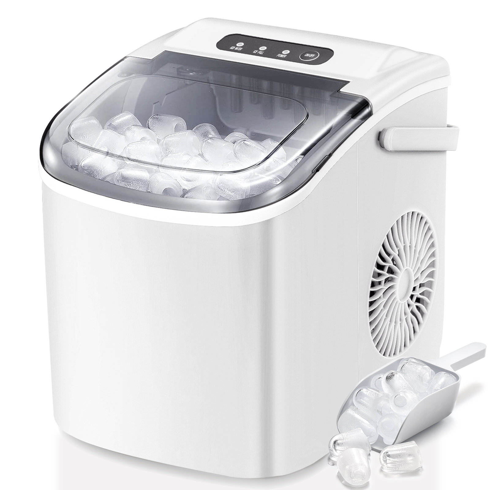 Antarctic Star Countertop Ice Maker Portable Ice Machine With Handle