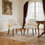 Dining Chairs Set Of 2, Two-Tone Upholstered Armchairs With Curved Back And Sturdy Frame-1080522446