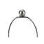 Lighting, H 24 po, lampe de table, céramique noire, abat-jour beige, contemporain