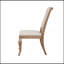 Set Of 2 Cream Fabric Upholstered Dining Chairs, -288852412-288852414