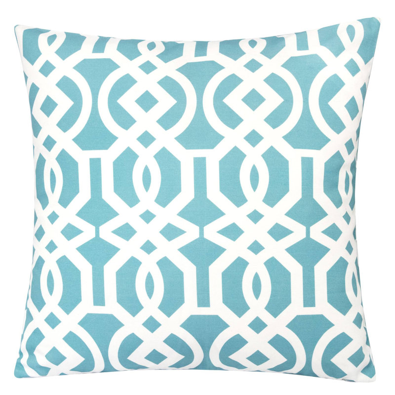  Outdoor Throw Pillow, Blue