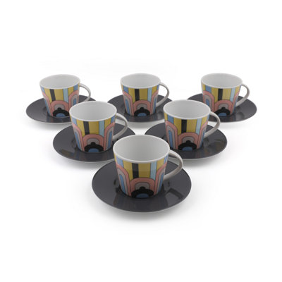 Ensemble de tasses à thé (12 pièces)