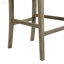 Ensemble de 2 tabourets de bar d'une hauteur de 30,5 pouces, structure en bois d'hévéa avec coussin en tissu éponge, rembourré pour plus de confort et de style, tabouret de bar-790406618-790406617