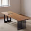 Bureau moderne en bois massif avec plateau épais-1290479016