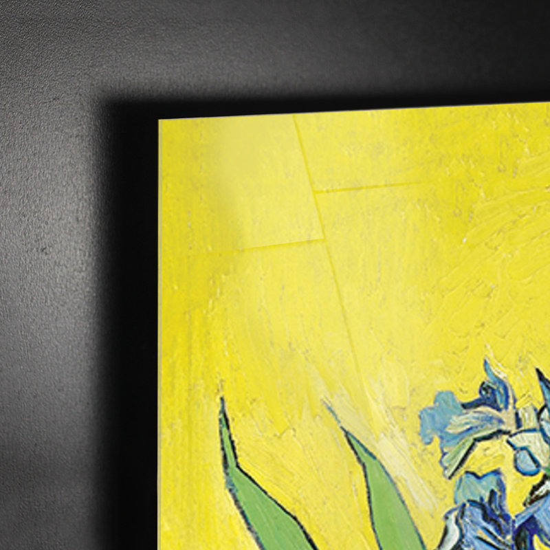 Vase with Blue Flowers by Vincent Van Gogh - Unframed Painting on Glass, 135cm H x 95cm W