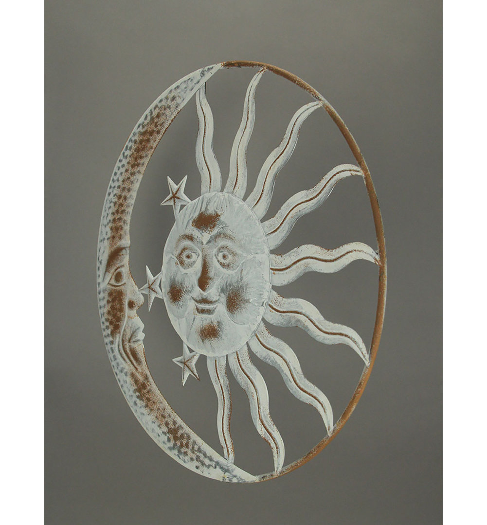 Boho Entertainment Wall Decor on Metal Bungalow Rose