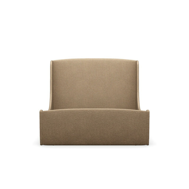 Swan Upholstered King Bed, Block 654212, Queen
