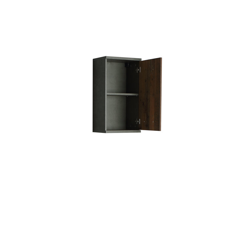 Aceituno Bathroom Cabinet, Dark Grey Concrete/Vintage Old Wood