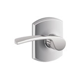 Merano Lever with Greenwich Trim Hall and Closet Lock
