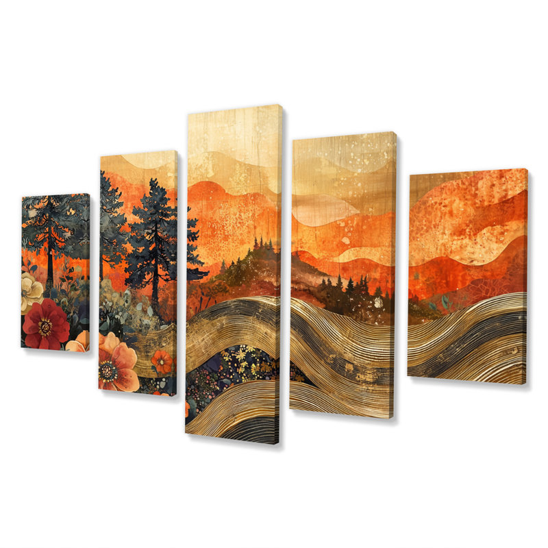 Tamaqua - campagne, art mural - art mural sur toile, diamant