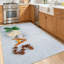 Tapis d'intérieur blanc lavable à la machine, motif pierre, idéal pour les fêtes de Noël-589197414