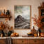 Paysage Sepia Mesa avec ciel nuageux - Toile murale d'Halloween-794598560