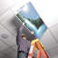 Couvre-lampes fluorescents de classe Waterfall pour plafonniers - pour luminaire 2 x 4 - par Octo Lights