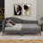 Upholstered Daybed With Headboard And Armrest-1769359430-1769359431