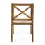 Ensemble de 2 chaises de jardin avec coussins crème - Polyvalentes, elles conviennent aussi bien au jardin qu'à l'extérieur. Leur structure en bois et leur rembourrage en mousse créent une ambiance harmonieuse.