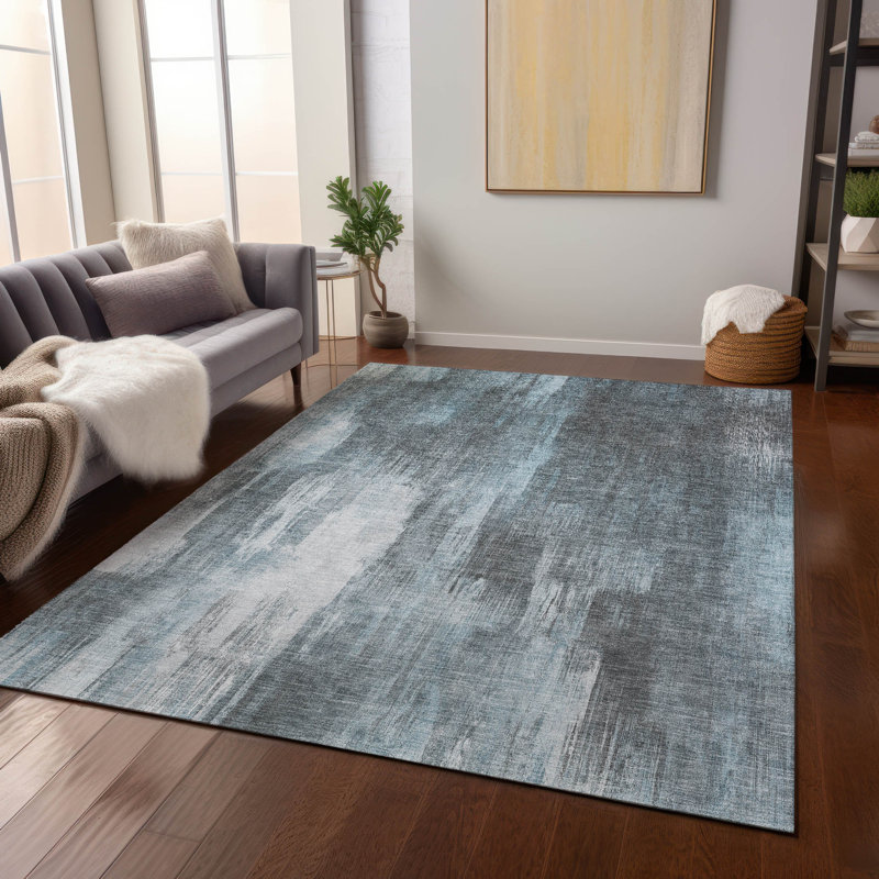 Caseville Abstract Indoor / Outdoor Rug, Rectangle 10' x 14'