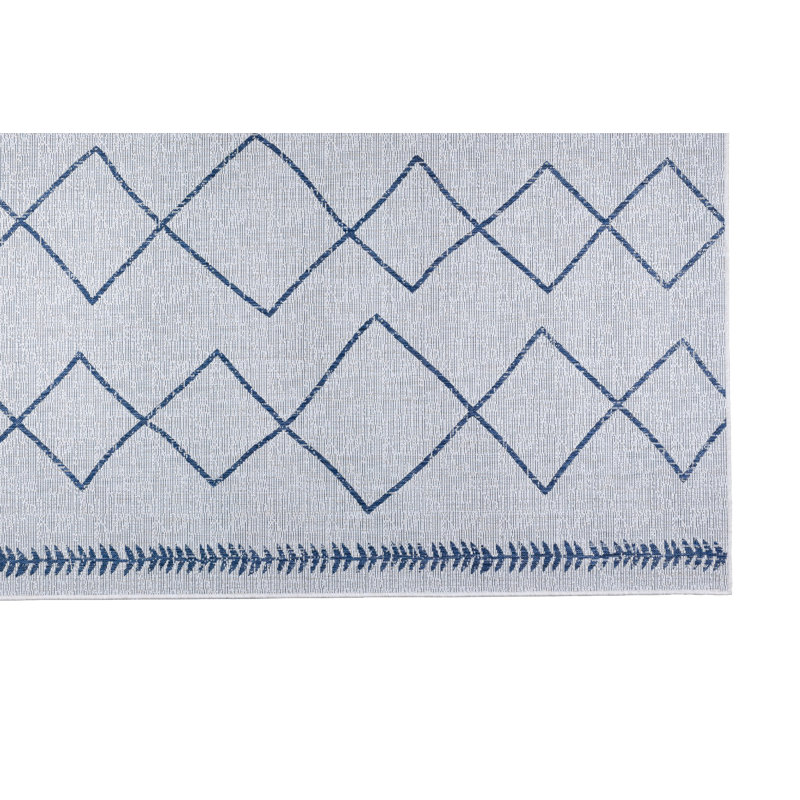Navy Blue Sisal Carpet, 50 x 80 Inches | 100% Natural Fiber, 0.2 in Pile Height, 1200 gr/sq m | Machine Woven, Durable Jute Base, 96,000 Thread Points | Easy to Clean, Perfect for Living Rooms & Bedrooms
