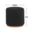 Repose-pieds rond imitation peau de mouton-525306688