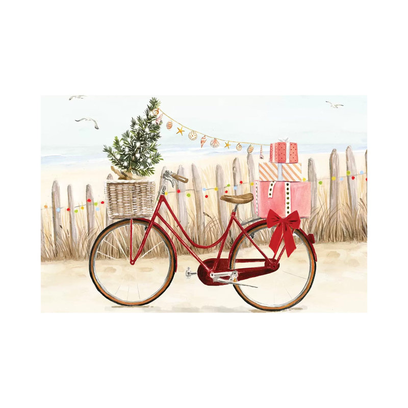 «Christmas Coast» par Victoria Borges, impression sur toile tendue, H 18 po x l 26 po x P 1,5 po