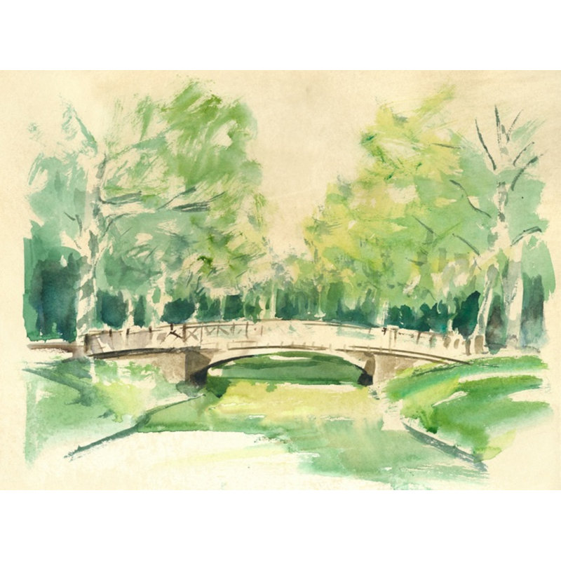 «Garden Terrace 3» par PC Ngo - impression de cadre photo simple