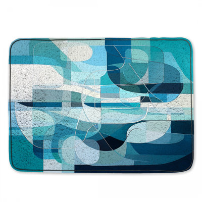 Tapis de bain abstrait