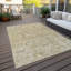 Tapis intérieur / extérieur rectangulaire à envers antidérapant 1 pi 8 po x 2 pi 6 po Everlee-1229248676