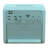 QHL097LLH Modern Digital Alarm Clock, Blue