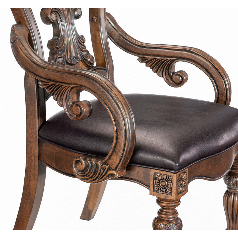 Ensemble de fauteuils de salle à manger traditionnels 2 pièces