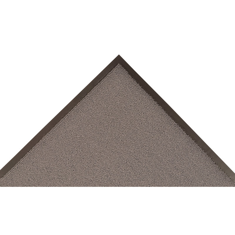 Tapis de porte d’intérieur anti-dérapant Mesirow, Gris, Rectangle 2 pi x 3 pi