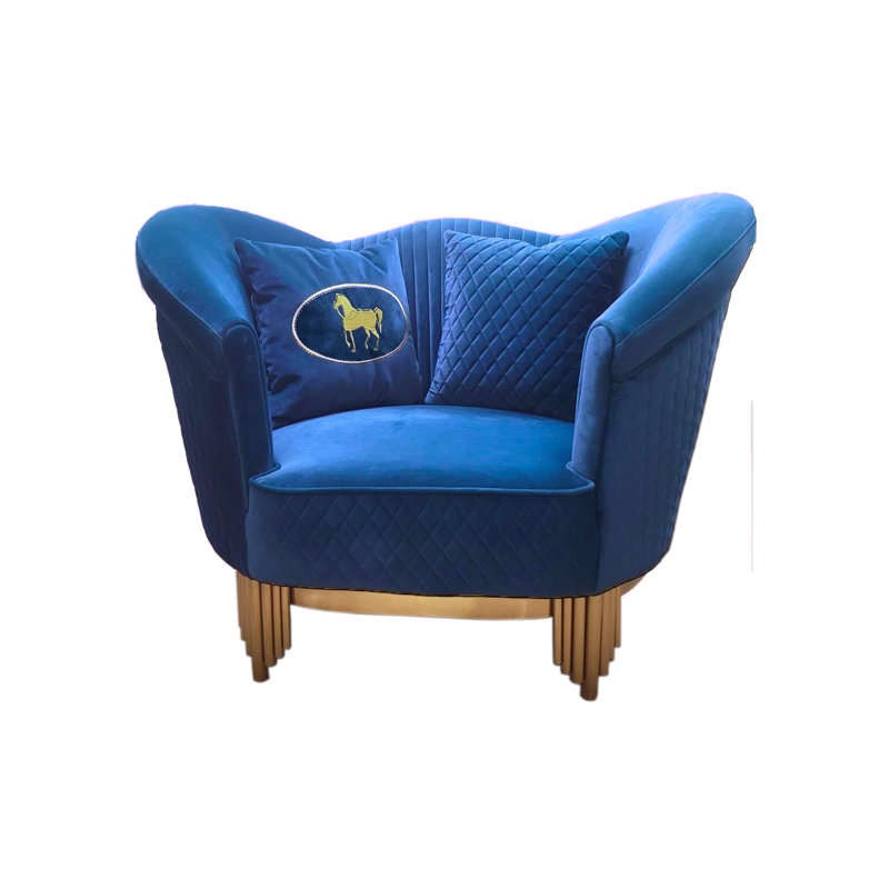 Infinity Green Velvet Sofa