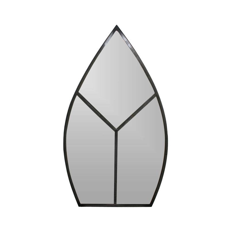Metal Oval Wall Mirror