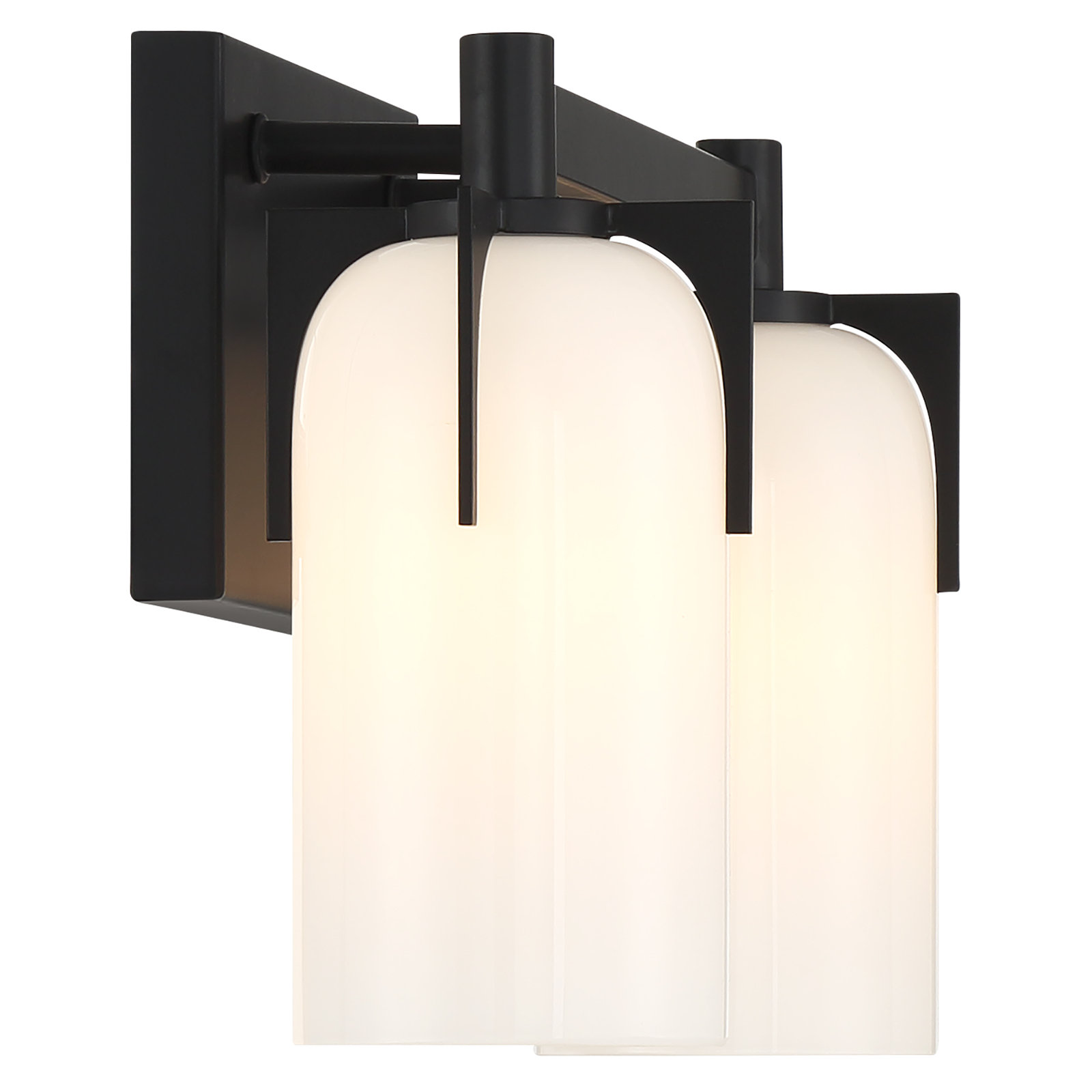 Irela 3 - Light Vanity Light, Black, 2 Lights, 8.5" H x 14.75" W x 14.75" D
