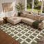 Rectangle Geometric Washable Area Rug-2004235467