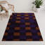 Tapis intérieur / extérieur mauve à carreaux-2132681556