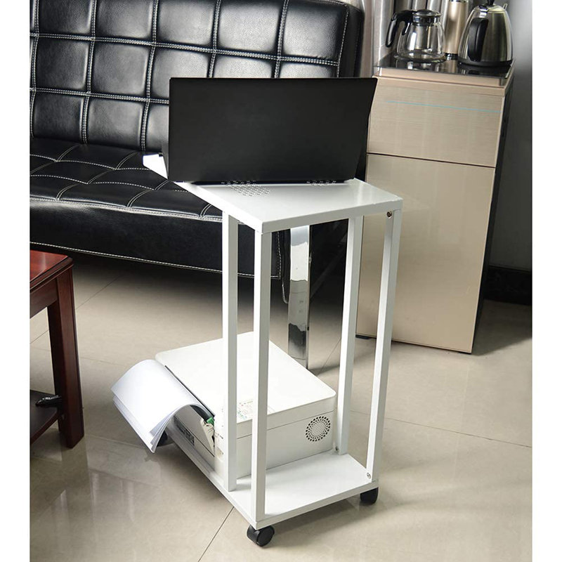 Korden C Table End Table, White
