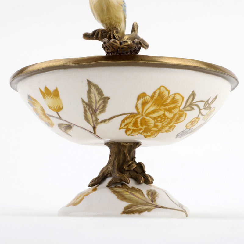 Ormolu Handmade Porcelain Decorative Plate