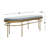 Velvet Upholstered Bench-1953024152