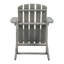 Chaise Adirondack d'extérieur en bois d'acacia massif Westport Classic, chaise longue de patio résistante aux intempéries grise pour terrasse, jardin et foyer-916592278