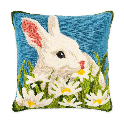 Housse et insert de coussin carré extérieur Bunny