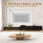 Extendable Tv Stand With Led Lights, Modern Reversible Tv Console