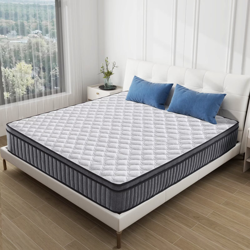 Medium Cooling Gel Meomory Foam Hybrid Mattress, King, 12"