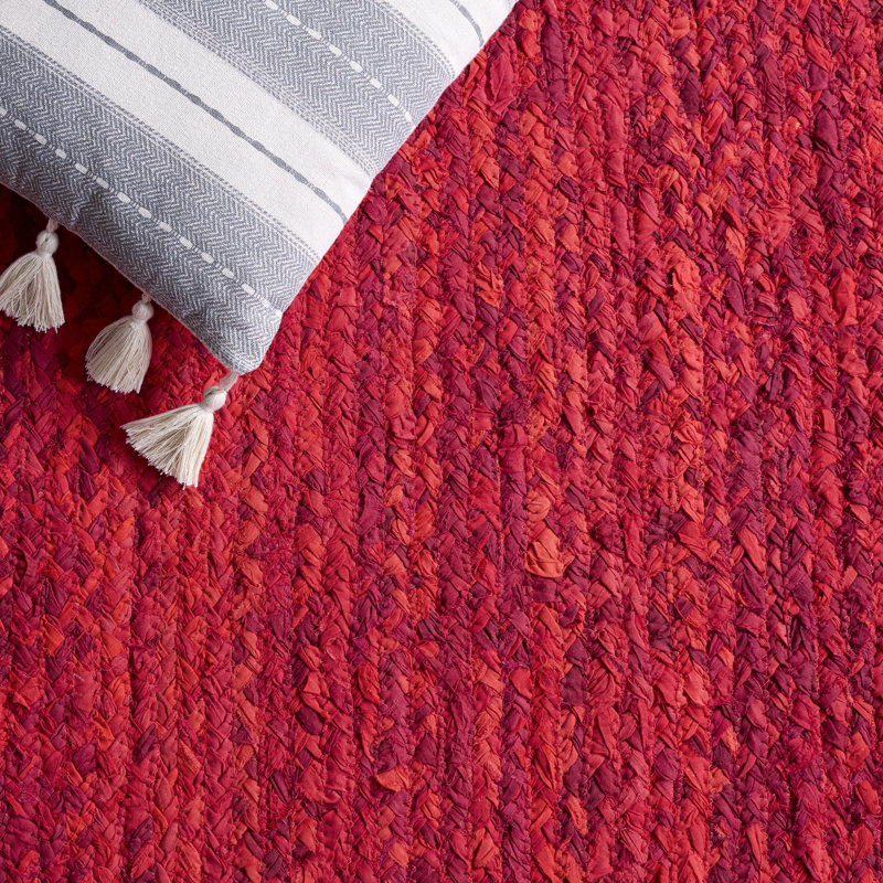Brookes Hand Woven Cotton Rug, Round 6'