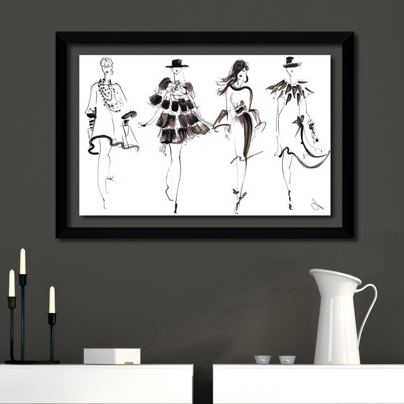 « piste inverse », impression, H 21,5 po x l 27,5 po x P 0,75 po, Cadre noir, Tapis transparent