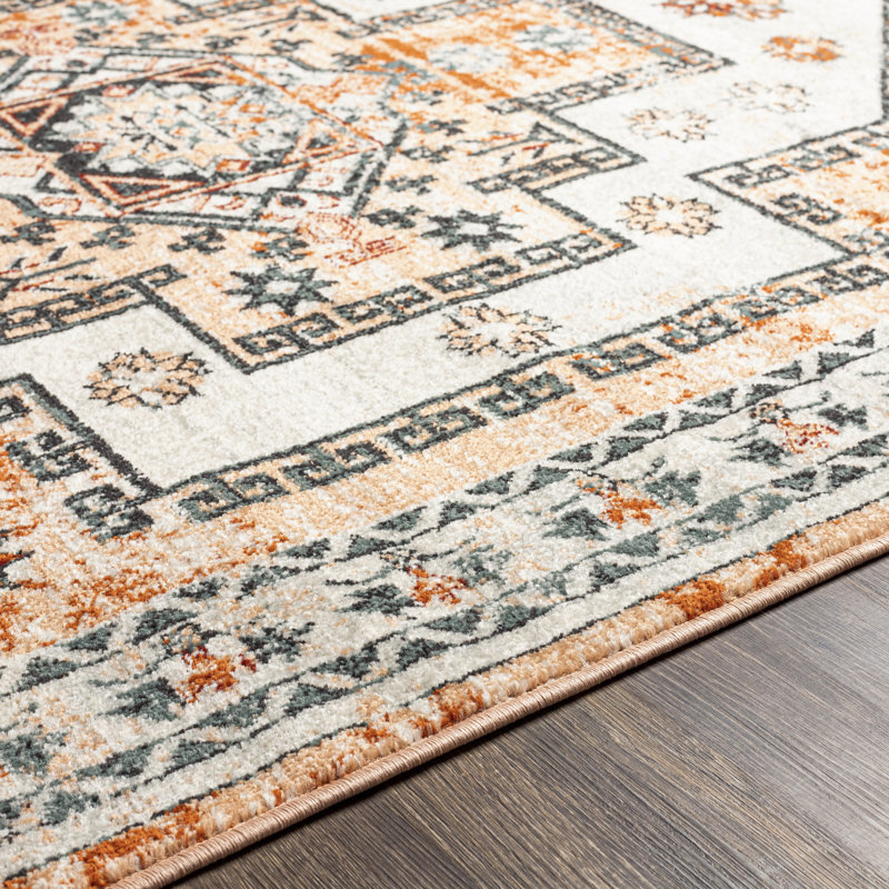 Aldusa Oriental Indoor Rug, Rectangle 5'3" x 7'