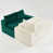 White/Green Velvet