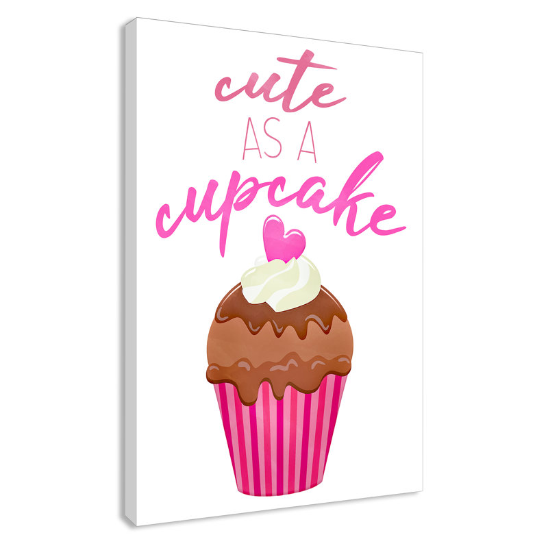 Mignon comme un petit gâteau Mignon comme un petit gâteau, H 36 po x l 24 po x P 1,5 po, Canevas